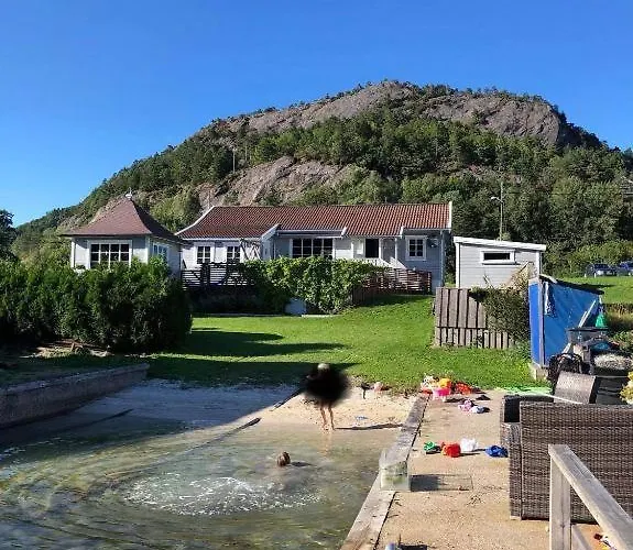 别墅 Barnevennlig Med Og Hage - Wifi Søgne