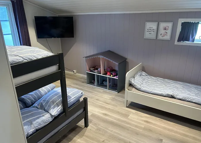 别墅 Barnevennlig Med Og Hage - Wifi Søgne